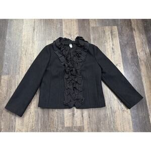 J.Crew Women's Ruffle Front Jacket